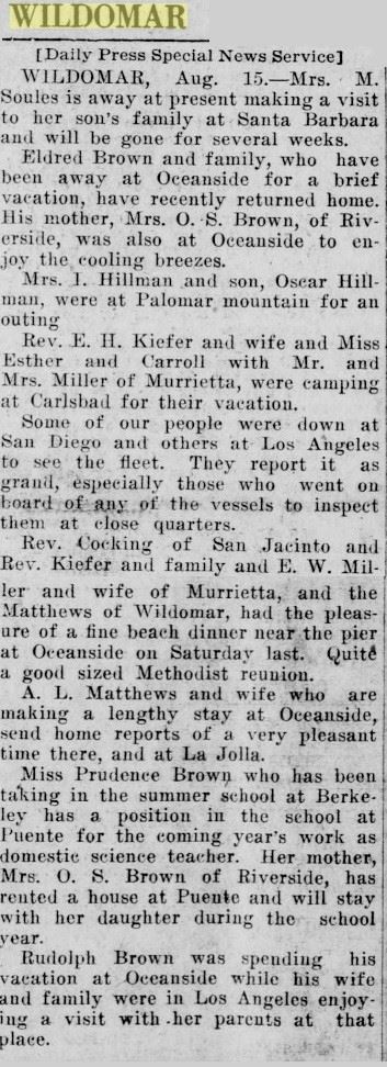 Article from August 15, 1919