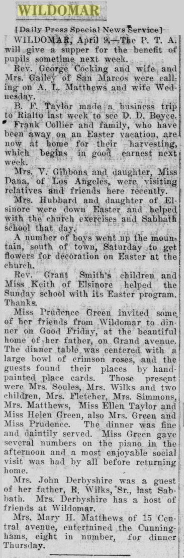 Article from April 9, 1920